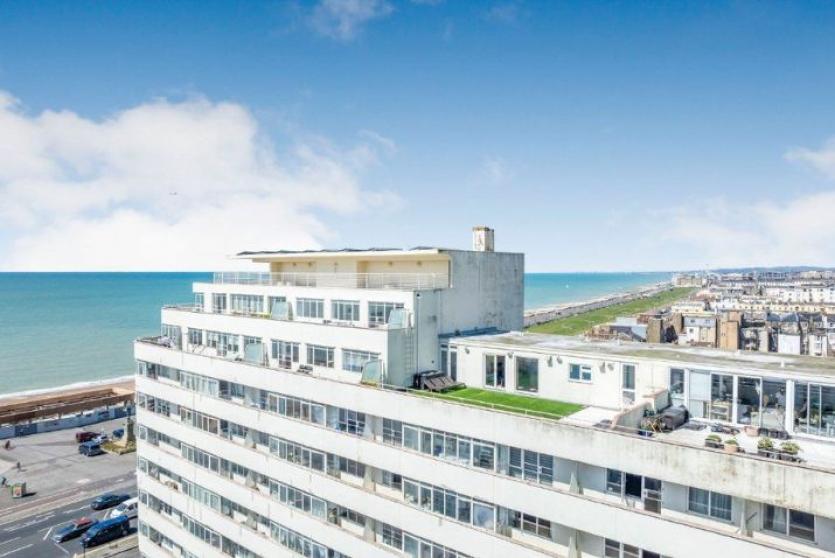 Stunning Brighton seafront apartment up for auction next month